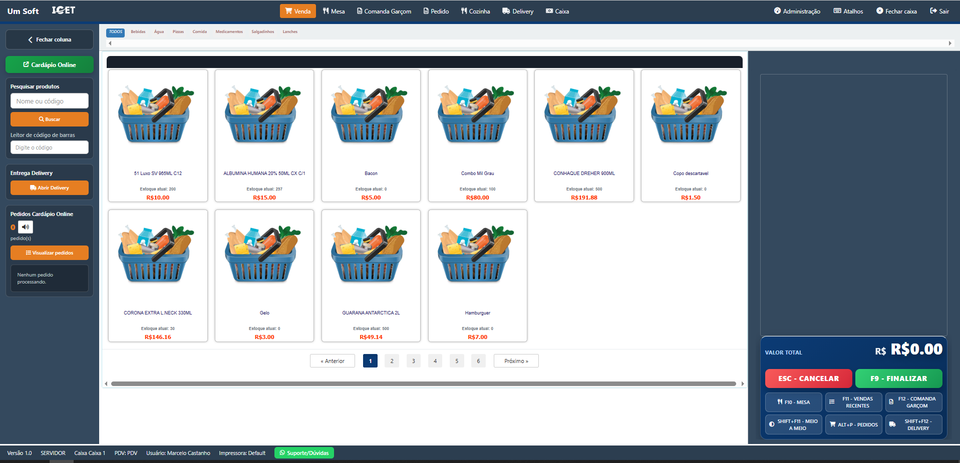 Operação — Flats